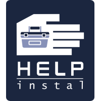 logo help instal
